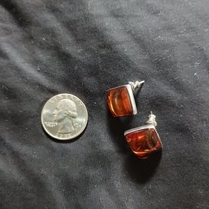 Sterling Silver and Amber